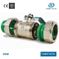 20-32mm Hot Melt Cast Iron Handle PPR Brass Ball Valve